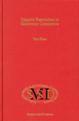 Обложка книги Dispute Resolution In Electronic Commerce