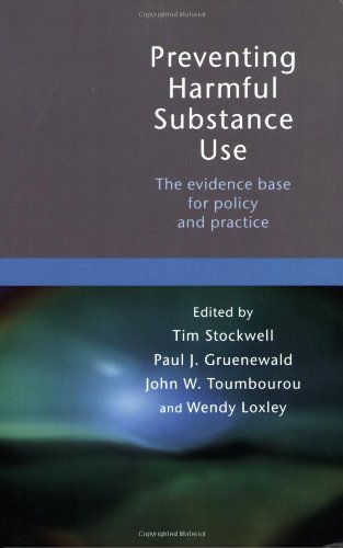 Обложка книги Preventing Harmful Substance Use: The evidence base for policy and practice