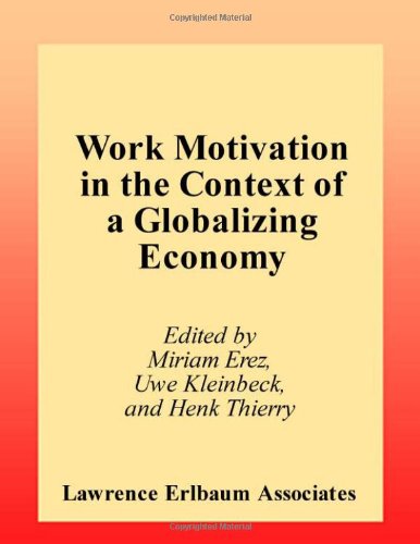 Обложка книги Work Motivation in the Context of A Globalizing Economy