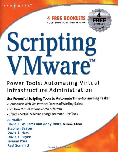 Обложка книги Scripting VMware: Power Tools for Automating Virtual Infrastructure Administration