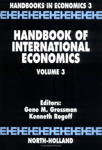 Обложка книги Handbook of International Economics, Volume 3 (Handbooks in Economics)