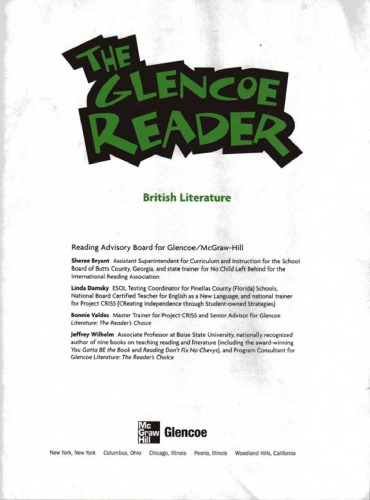 Обложка книги The Glencoe Reader Grade 12