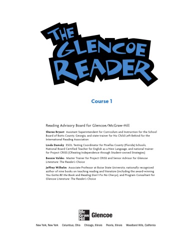 Обложка книги Glencoe Literature: The Glencoe Reader Course 1 Grade 6  SE