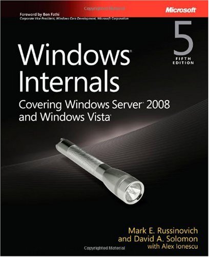 Обложка книги Windows® Internals: Including Windows Server 2008 and Windows Vista, Fifth Edition (PRO-Developer)
