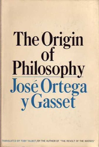 Обложка книги The Origin of Philosophy