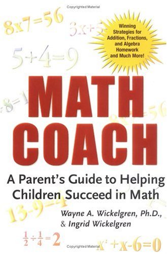 Обложка книги Math Coach: A Parent's Guide to Helping Children Succeed in Math