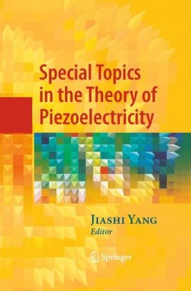 Обложка книги Special Topics in the Theory of Piezoelectricity