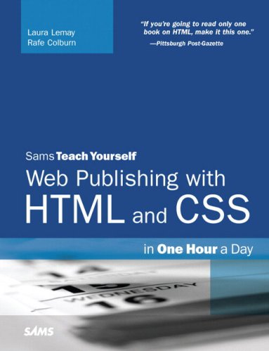Обложка книги Sams Teach Yourself Web Publishing with HTML and CSS in One Hour a Day (5th Edition)