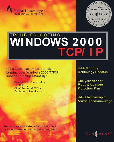 Обложка книги Troubleshooting Windows 2000 TCP/IP