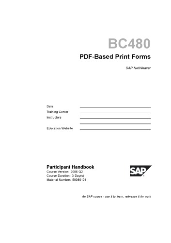 Обложка книги SAP AG - Учебные курсы SAP R/3 (BC 480)