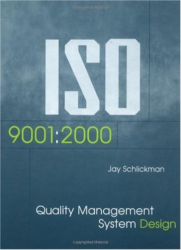 Обложка книги ISO 9001: 2000 Quality Management System Design