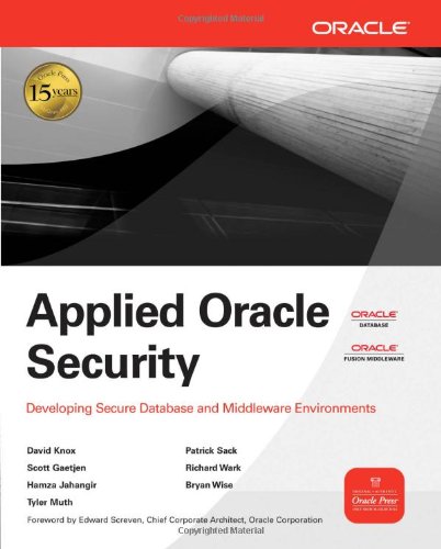 Обложка книги Applied Oracle Security: Developing Secure Database and Middleware Environments