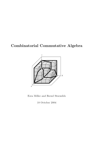 Обложка книги Combinatorial Commutative Algebra