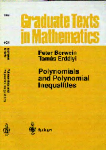 Обложка книги Polynomials and Polynomial Inequalities