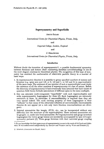 Обложка книги Supersymmetry and Superfields