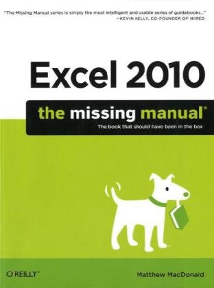 Обложка книги Excel 2010: The Missing Manual