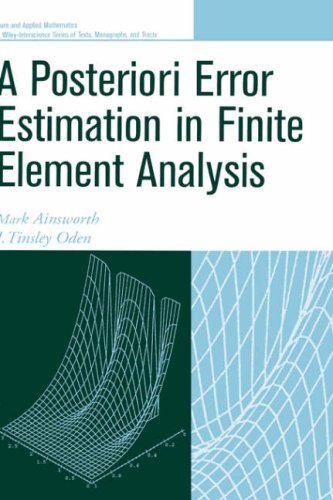 Обложка книги A posteriori error estimation in finite element analysis