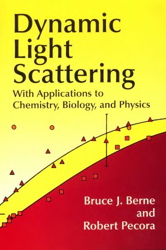 Обложка книги Dynamic Light scattering