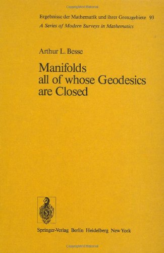 Обложка книги Manifolds all of whose geodesics are closed