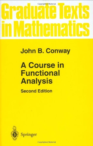 Обложка книги A course in functional analysis