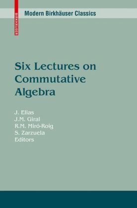 Обложка книги Six lectures on commutative algebra