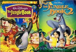 Обложка книги Раскраска Книга джунглей / The Jungle Book