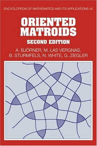 Обложка книги Oriented matroids