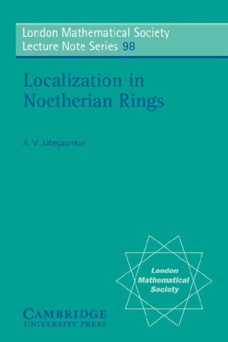 Обложка книги Localization in Noetherian rings