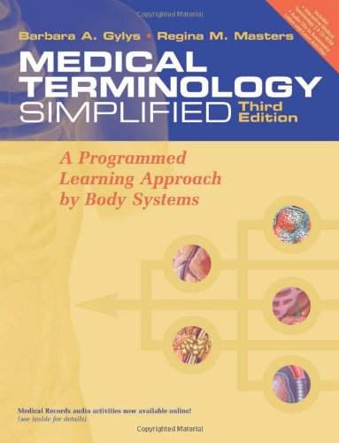 Обложка книги Medical Terminology Simplified: A Programmed Learning Approach By Body Systems