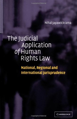 Обложка книги The Judicial Application of Human Rights Law: National, Regional and International Jurisprudence