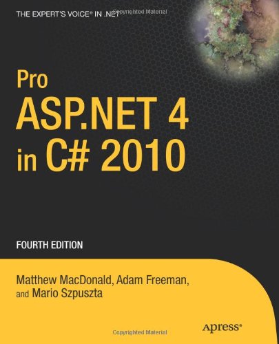 Обложка книги Pro ASP.NET 4 in C# 2010, Fourth Edition