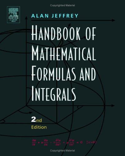 Обложка книги Handbook of Mathematical Formulas and Integrals, Second Edition