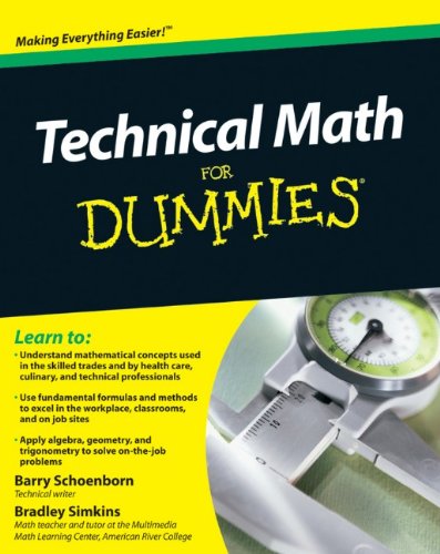 Обложка книги Technical Math For Dummies (For Dummies (Math &amp; Science))