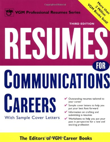 Обложка книги Resumes for Communications Careers