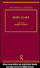 Обложка книги John Clare: The Critical Heritage (The Collected Critical Heritage : Victorian Poets)