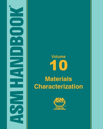 Обложка книги ASM Handbook: Volume 10: Materials Characterization (Asm Handbook) (Asm Handbook)