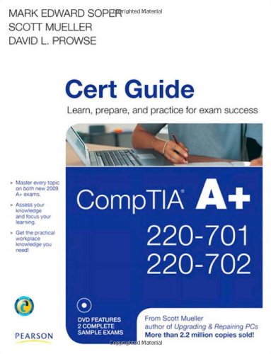 Обложка книги CompTIA A+ 220-701 and 220-702 Cert Guide
