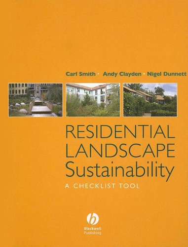 Обложка книги Residential Landscape Sustainability: A Checklist Tool