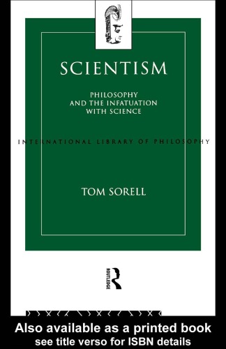 Обложка книги SCIENTISM: PHILOSOPHY CL (International Library of Philosophy Series)