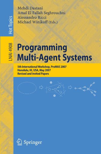 Обложка книги Programming Multi-Agent Systems, 5 conf., ProMAS 2007