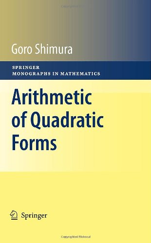 Обложка книги Arithmetic of quadratic forms
