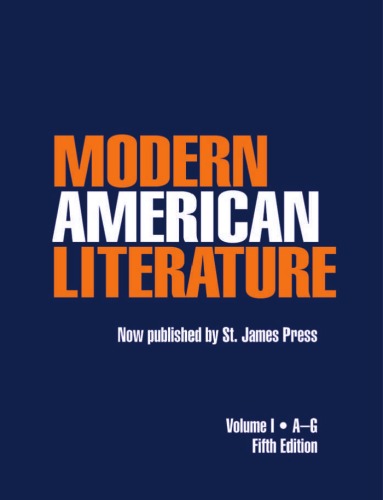 Обложка книги Modern American Literature A-G