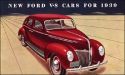 Обложка книги New Ford V-8 Cars for 1939