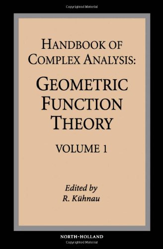 Обложка книги Handbook of Complex Analysis: Geometric Function Theory: 1