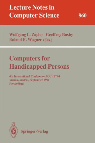 Обложка книги Computers for Handicapped Persons: 4th International Conference, ICCHP '94, Vienna, Austria, September 14-16, 1994. Proceedings 