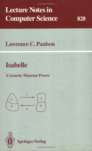 Обложка книги Isabelle: A Generic Theorem Prover 