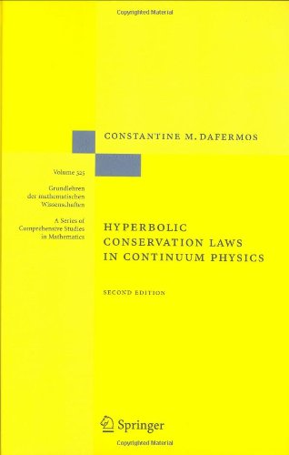 Обложка книги Hyperbolic Conservation Laws in Continuum Physics 