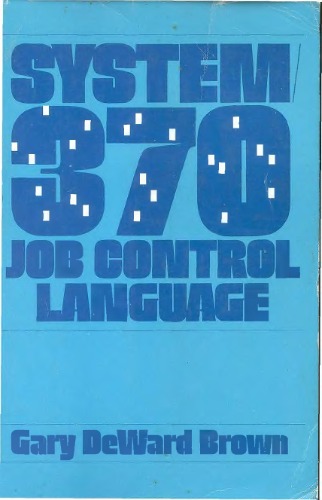 Обложка книги System 370 Job Control Language