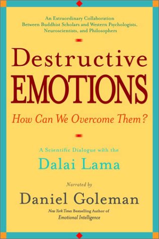 Обложка книги Destructive Emotions: A Scientific Dialogue with the Dalai Lama