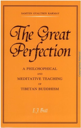 Обложка книги The Great Perfection Rdzogs Chen: A Philosophical and Meditative Teaching in Tibetan Buddhism 